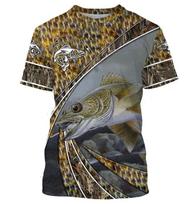 Summer New Fishing Custom Name 3D Printing Men's Fashion T-shirt Summer Unisex Casual Short Sleeve T-shirt L gray