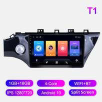 Android automobilinis radijas KIA RIO 4 2017-2019 m. Multimedijos grotuvas Pagrindinis blokas Stereo GPS navigacija BT WIFI 1+16GB 1+16GB black