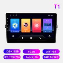 Android automobilio radijas, skirtas Toyota Auris 1 E150 Blade 2006-2012 Multimedijos grotuvas galvos blokas Stereo GPS navigacija BT WIFI 1+16GB 1+16GB black