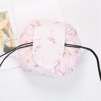 Drawstring Makeup Bag,20 Inch Travel Cosmetic Bag,Opens Flat For Easy Access