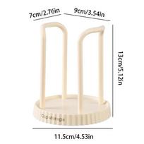 Kitchen Paper Cup Holder Disposables Cups Picker Multifunctional Desktop Cup Storage Rack Household Coffee Cup Holder for Home smėlis