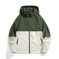 New Couple Sunscreen Clothes, Light and Breathable, UV-proof Skin Clothes, Outdoor Ice-feeling Hooded Jacket 3XL juoda