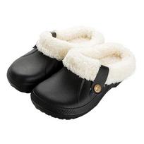 Winter Indoor Home Cartoon Thick Bottom Warm Couple Slippers 35-36 juoda