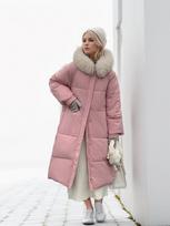 YJKDYK 2024 Winter Women's Long Parkas Coats Female Pure Color Thicken Warm Jackat Women Fur Collar Knee Over Thick Coat XL juoda