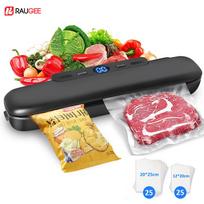 Maisto vakuuminis sandariklis automatinis 220 V vakuuminio pakavimo aparatas Z-21 vakuuminis sandarinimas maisto vakuuminiam sandarikliui su 10 vnt maišeliais EU PLUG blue
