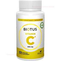 Biotus- Vitaminas C, 500 mg, 100 kaps 60 caps