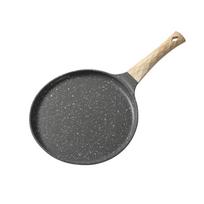 Keptuvė plokščiadugnė Nelipni keptuvė virtuvei 20cm gray