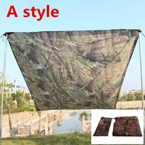 Kamufliažinis lauko sportinis tentas, skirtas stovyklavimui Žvejybai Sulankstomas vandeniui atsparus patvarus nešiojamas pastogės skėčio palapinės dangtis 200x150cm-A