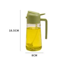 Pneumatinis purškimas / išpylimas Integruotas aliejaus butelis Purškiamas aliejaus dozatorius Kepimo aliejaus purškimo butelis 450ml žalia
