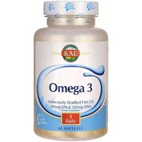 Kal- Omega 3 žuvis 180/120, 1000 mg, 60 minkštųjų gelių
