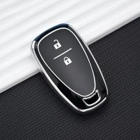 2 Buttons TPU Remote Car Key Shell for Chevrolet Cruze Malibu Camaro Equinox Smart Key Fob Protector Accessories juoda