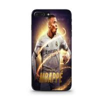 Coque Maniacase pour iPhone 8 Plus Kylian Mbappe Real Madrid Wallpaper juoda