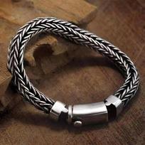 Pintas apyrankės vintažinis ryškus vyriškas personalizuotas karpinių apyrankė 18CM