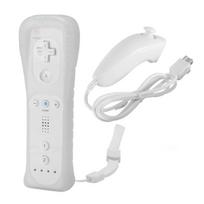 Žaidimų valdiklis - XCSOURCE - AC649 - Nunchuck ir Nuotolinio valdymo pultas - Silikoninis dėklas - Baltas balta