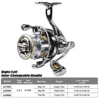 Ultra Light Carbon Microfiber Spinning Wheel, Lightweight Metal Wire Cup, Lure Fishing Wheel, Shallow Wire Cup, Rock Rod, Rock Fishing Fishing Reel LA1500S