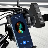 Motorcycle Handlebar Remote Control for Intercom Helmet Headset IP6 Bluetooth 5.3 Wireless Phone Controller For IPhone Android CHINA black