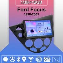 Automobilių radijas Android Auto Carplay, skirtas Ford Focus 1998-2005 Multimedijos grotuvas galvos blokas Stereo GPS navigacija BT WIFI 1+16GB 1+16GB blue
