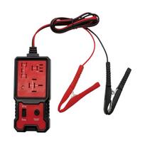 12V Universal Automotive Car Relay Tester LED Indicator Light Car Battery Checker Electronic Relay Tester Voltage Tester black