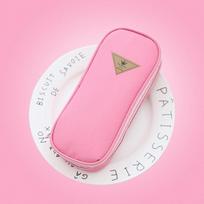 Penalai drobės dėžutės raštinės reikmenys mokykliniai reikmenys didelės talpos rašiklio maišelis 1 vnt 1pc pink rožinė