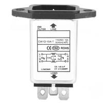 Filter High Quality IEC-320 C14 Male Socket Electronic Components 10A CW1D-10A T