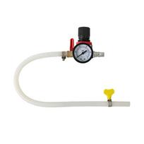 Auto Coolant Water Tank Leakage Universal Pressure Tester Gauge Car Cooling System Tester Radiator white