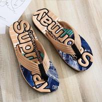 Flip Flops Beach Summer Men's Shoe Shiatsu Slides Trend 2024 Mascullino Male Slipper Cheap Shoes Stylish Hot Fashion Fun Adult 45 gray