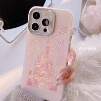 Svajonių pilies fejerverkai iPhone15 skirtas 14Promax mobiliojo telefono dėklas 16 Apple 13 lazerinis 11 Huawei kietas 14 16promax gray