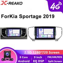 Car Multimedia Video player Auto radio android for Kia Sportage 4 QI KX5 2018 2019 2020 2021 Carplay GPS 4G 8Core navi Stereo Head Unit 8 core 4GB+64GB