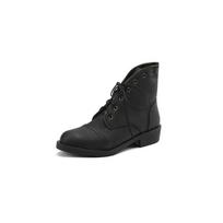 Women's low-heeled short boots autumn and winter thick-heeled casual short boots comfortable large-size boots 35 juoda
