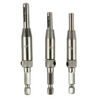 Tool Hinge Drill Bit Tools +Hex Wrench 3pcs 5/64 7/64 9/64 Cabinet Door Hex Groove Hinge Drill Bits Holes CHINA