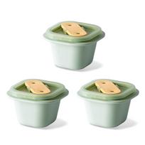 Ice Popsicle Mold With Sealing Cover Easy Cleaning Ice Cream Making Tool Kitchen Supplies beige