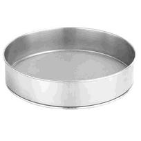 Nerūdijančio plieno smulkaus tinklelio miltų sijotuvas rankinis miltų sijojimo sietas sietelis apvalus tortų kepimo cukraus filtro tinklelis (25cm) gray