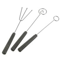 3 Pcs Cross Cheese Fondue Forks Chocolate Dipping Spoon Dessert Tool Baking Picks DIY Decorating Candy Small Tools pilka