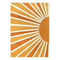 Boho Rainbow Sunshine Living Room Area Rug large area non-slip carpet Home decor carpet suitable for living room and bedroom 40X60cm-16x24in