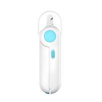 Pet Nail Clipper, Cat Nail Clipper, Dog Nail Clipper, Beauty Nail Sharpener, LED Light Anti Blood Nail Clipper Set mėlyna