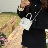 New Bags Women Handheld Bag Fashion Crossbody Bag Leisure Versatile Korean Style Crocodile Pattern Small Square Bag Shoulder Bag black