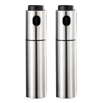 2Pcs Oil Spray Bottle BBQ Cooking Olive Oil Sprayer Vinegar Oil Dispenser Bottle Mist Sprayer Restaurant Kitchen Utensils 100ML white