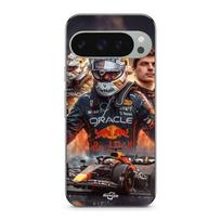 Dėklas Google Pixel 9 Pro Max Verstappen F1 meno tapetai juoda