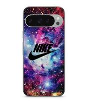 Case - MANIACASE - Google Pixel 9 Pro - Silicone - Flexible - Pattern nike black logo juoda