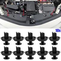 10x Toyota Prius 30 2009 2010 2011 2012 2013 2014 2015 Automobilio panelės kniedės tvirtiklis Buferio purvasargių dangtelio fiksavimo spaustukai Nailonas