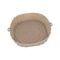 Air Fryer Pan Silicone Basket Airfryer Oven Baking Silicone Tray Reusable Airfryer Pot Pan Liner Mold Pizza Fried Chicken