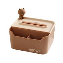 Multi-functional Creative Tissue Box, Nordic Simple, Lovely Decoration, Remote Control Storage, Desktop Decoration, Living Room yellow