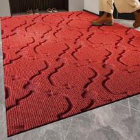 High-end Villa Red Floor Mat Door Mat Shop Door Thickened Outdoor Non-slip Mat Home Entry Carpet 60*90
