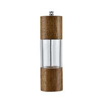 Creative Wooden Pepper Mill Manual Salt Spice Grinder With Adjustable Ceramic Core Pepper Grinder Kitchen Helper white