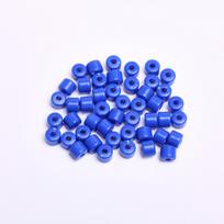 Karoliai Kreminės spalvos Akriliniai Gamybai Madingi Apyrankės Aksesuarai Auskarams DIY Medžiaga 6,5 mm Raktų pakabukas Laisvi Karoliukai 50 vnt. Papuošalai Unikalūs karališkos mėlynos spalvos