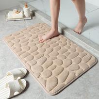 Kilimėlis Neslystantis kilimai Akmenimis reljefinis vonios kambarys vonia praustuvėje Vonia šoninis grindų kilimėlis dušo kambario durų kilimėlis atminties putos 40x60cm chaki