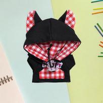 15/17cm Doll Apparel Hooded Sweatshirt Plush Accessories for DIY Stuffed Animals pilka