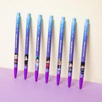 BTS MONAMI BP153 Tiny Tan, Dynamite Rašiklio RINKINYS 7 vnt., Autentiškos Oficialios Prekės, KPOP, KBeauty, nemokami pavyzdžiai Purple