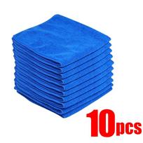 1-20Pcs Microfiber Towels Car Wash Drying Cloth Towel Household Cleaning Cloths Auto Detailing Polishing Cloth Home Clean Tools blue