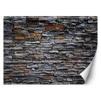 Tapetai Akmens optika plytų siena 100x70 ruda